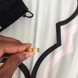 Silver Phantom love screw ring!